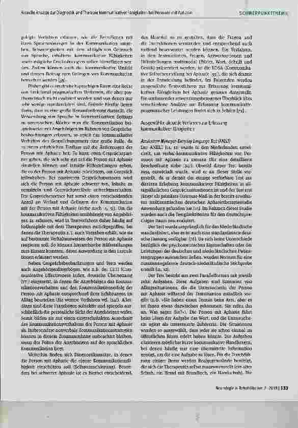 Vorschauseite 4: Aktuelle Ansätze zur Diagnostik und Therapie kommunikativer Fähigkeiten bei Personen mit Aphasie