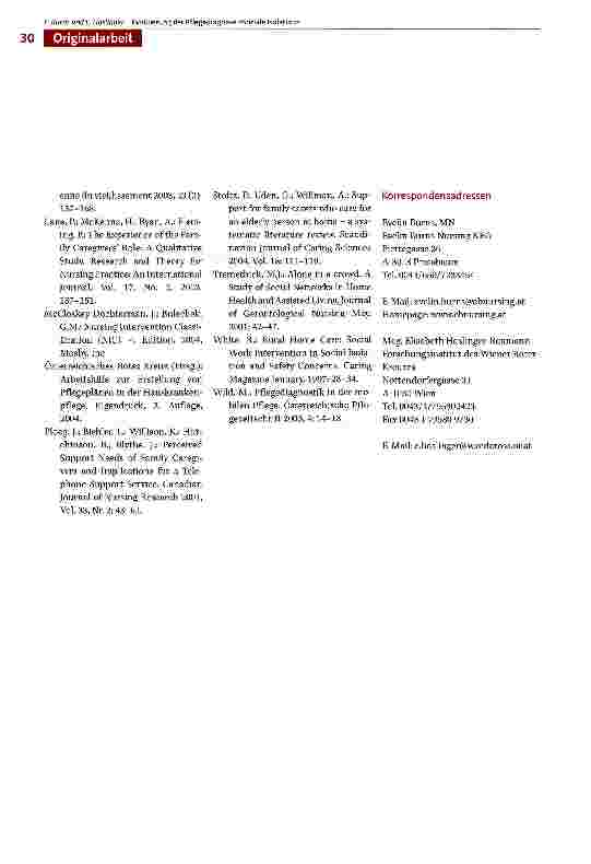 Vorschauseite 6: Evaluierung von Interventionen aufgrund der Pflegediagnose «Soziale Isolation» und Anwendung der Methode Evidence based Nursing