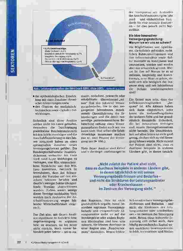 Vorschauseite 2: Können die Sektoren besser verzahnt werden?