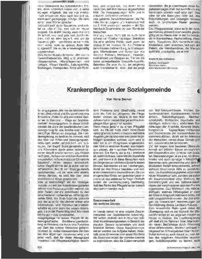 Vorschauseite 4: Alt-krank-abgeschlossen? Konsequenzen einer inhumanen Gesellschaft in der Krankenpflege
