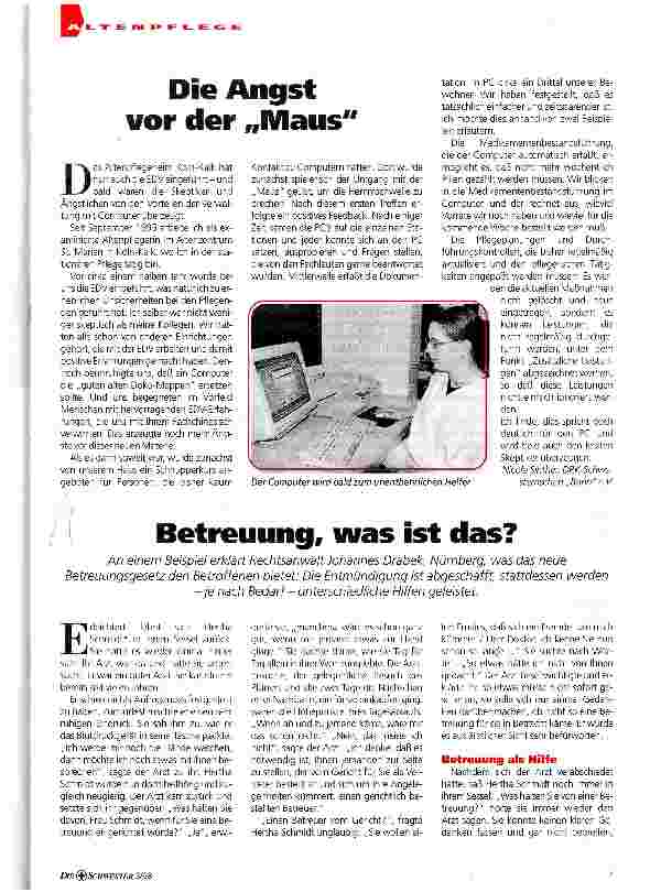 Vorschauseite 1: Betreuung, was ist das?