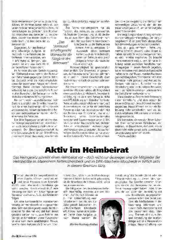 Vorschauseite 3: Betreuung, was ist das?