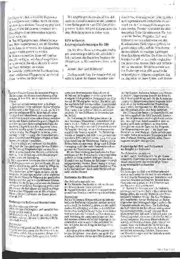Vorschauseite 3: Mehr Solidarität oder Zwei-Klassen-Medizin Zum Entwurf des Gesundheits-Reformgesetzes