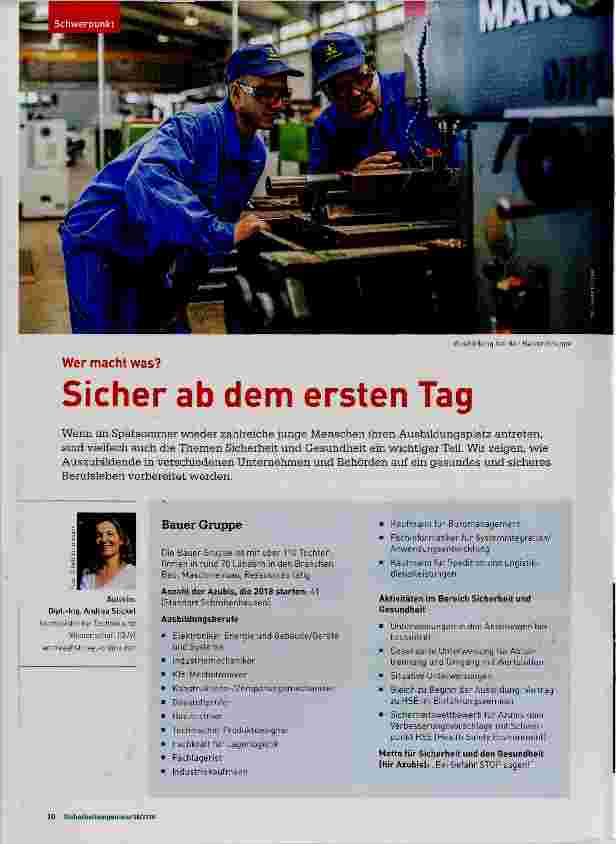 Vorschauseite 1: Sicher ab dem ersten Tag