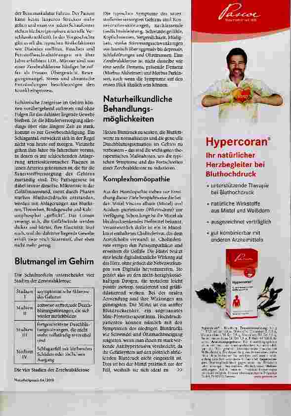 Vorschauseite 2: Zerebralsklerose und ihre naturheilkundliche Therapie
