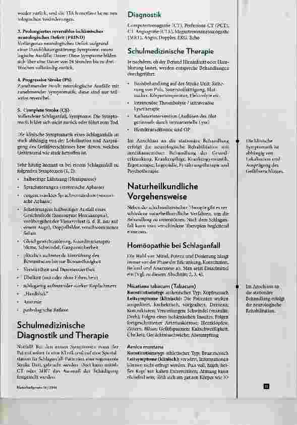 Vorschauseite 2: Schlaganfall naturheilkundlich behandeln