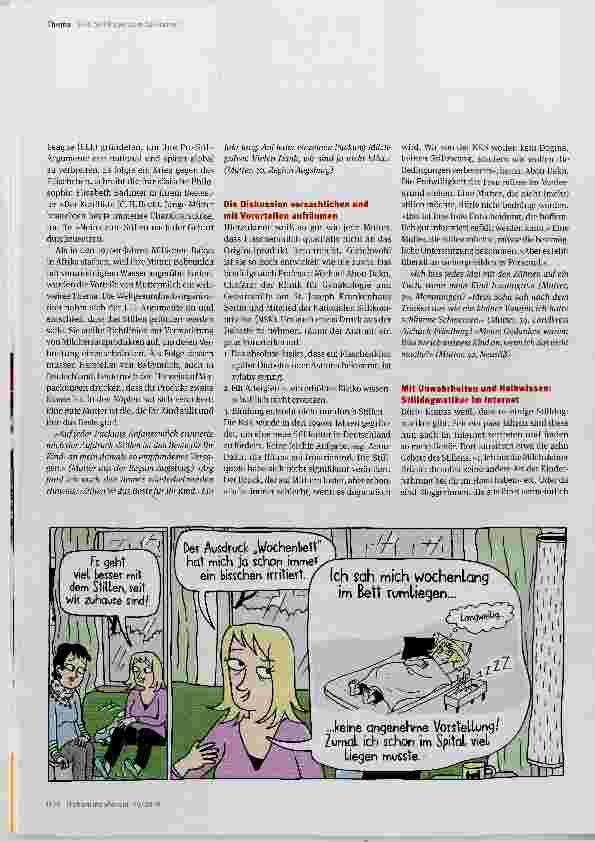 Vorschauseite 3: Muttermilch oder Fläschchennahrung? Eine Wahl, die viele Frauen unter Druck setzt