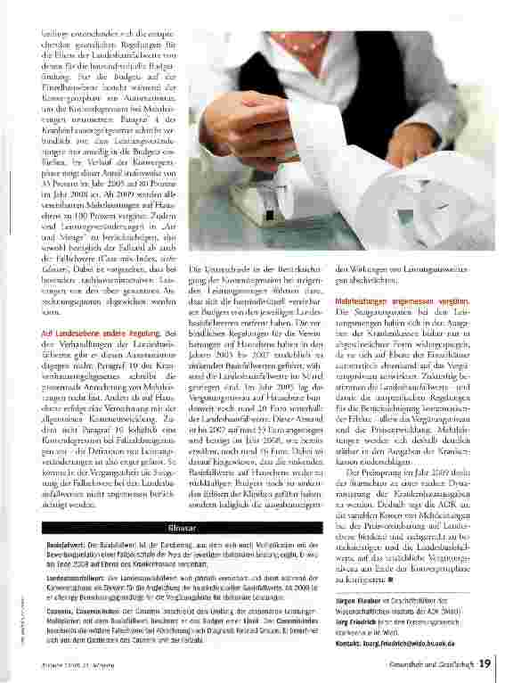 Vorschauseite 2: Preissprung auf der Klinikrechnung
