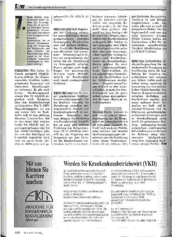 Vorschauseite 6: Die Gesundheitspolitik der Parteien (II)