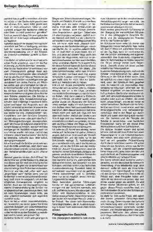 Vorschauseite 2: Die Unterrichtsschwester/der Unterrichtspfleger und ihr Verhältnis zu den Schülern in allen Bereichen der Ausbildung