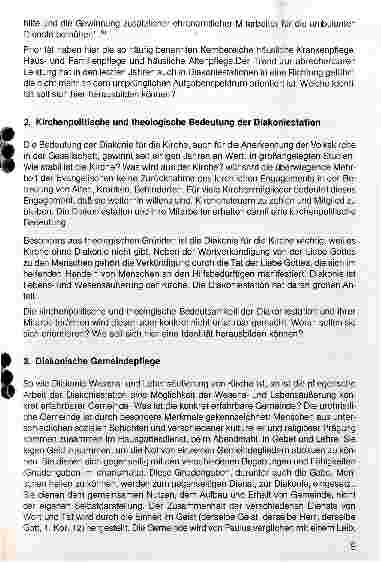 Vorschauseite 6: Diakoniestationen 1987 12 Thesen zum Referat Diakoniestationen 1987: