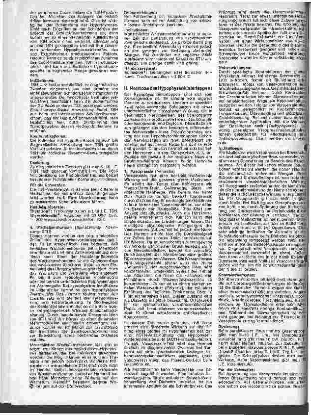 Vorschauseite 3: Kleine Arzneimittelkunde für die Schwester 26. Folge: V. Hormone und Stoffe,d.in d. hormonelle Regulationssystem eingreifen