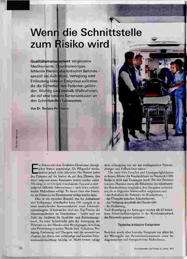 Vorschauseite 1: Wenn die Schnittstelle zum Risiko wird