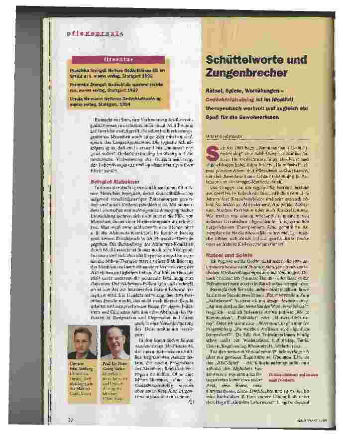 Vorschauseite 2: Sinn und Zweck