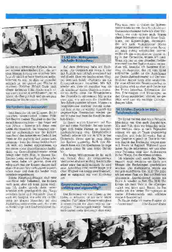 Vorschauseite 2: An belastenden Patienten kann ich wachsen Arbeitsort Gemeinde