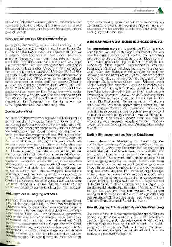 Vorschauseite 2: Die neue Reihe: Fragen und Antworten, Recht und Zweifel Mutterschutz