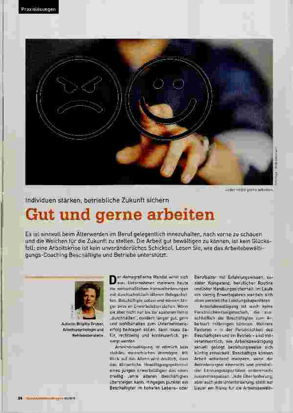 Vorschauseite 1: Gut und gerne arbeiten