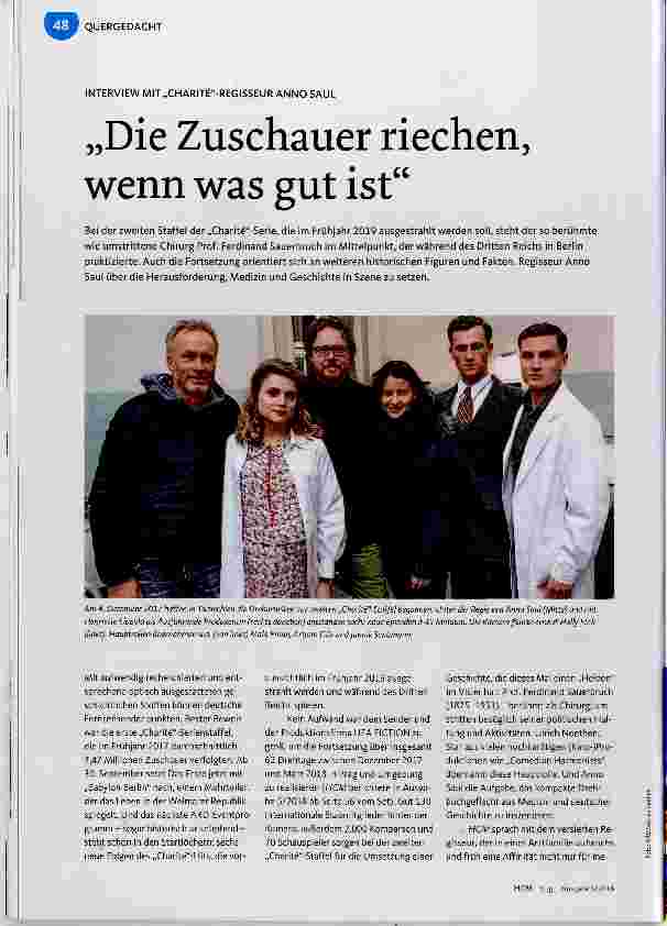 Vorschauseite 1: Die Zuschauer riechen, wenn was gut ist