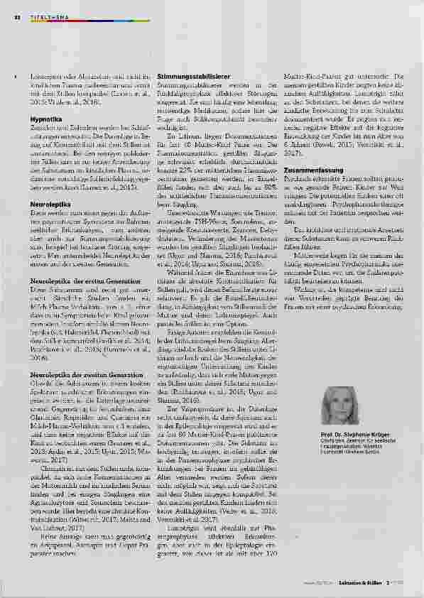 Vorschauseite 3: Psychopharmaka und Stillen