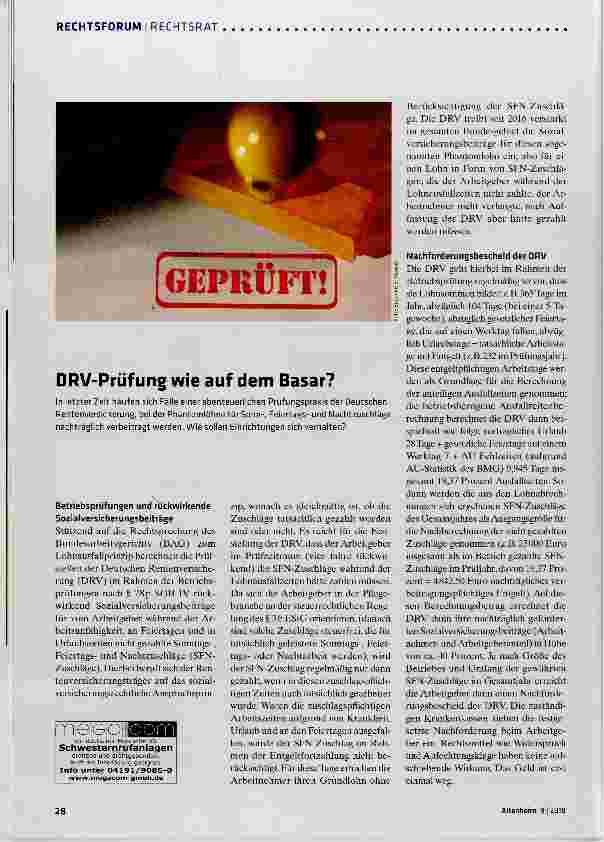 Vorschauseite 3: Strenge Auflagen für Fixierung während einer Unterbringung