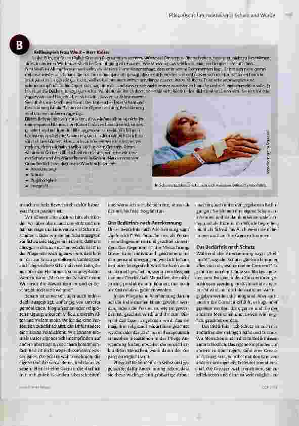 Vorschauseite 3: Scham und Würde in der Pflege