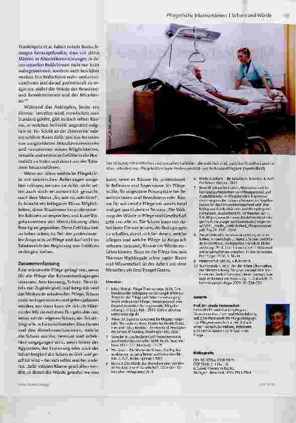 Vorschauseite 5: Scham und Würde in der Pflege
