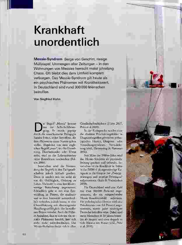Vorschauseite 1: Krankhaft unordentlich