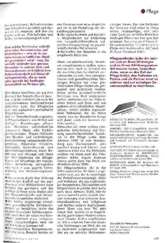 Vorschauseite 5: Heilideen unter der Lupe Denkanstöße zu den Möglichkeiten und Grenzen alternativer Pflegemethoden