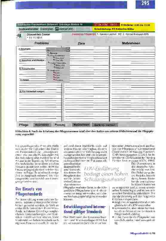 Vorschauseite 5: Weche Anforderungen müssen Hardund Software erfüllen? Der EDV-gestützte Stationsarbeitsplatz