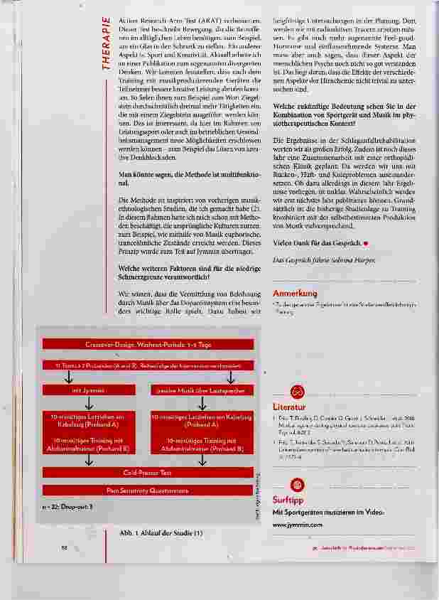 Vorschauseite 2: Musizieren gegen den Schmerz