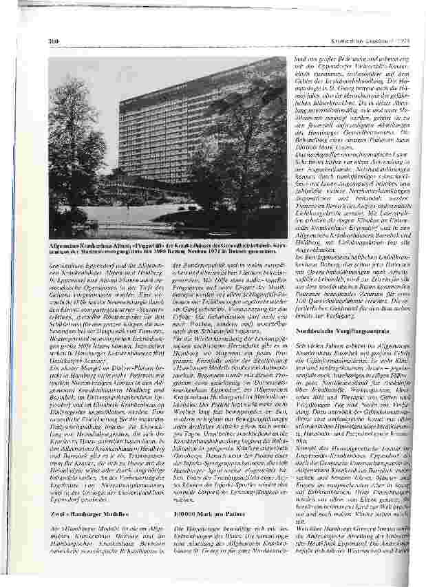 Vorschauseite 2: Zur Situation der Hamburger Krankenhäuser
