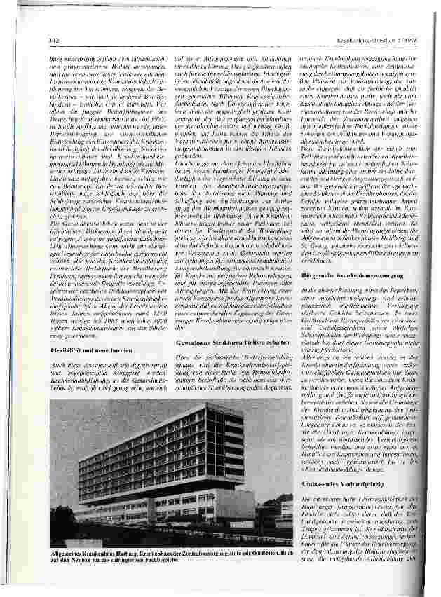 Vorschauseite 4: Zur Situation der Hamburger Krankenhäuser