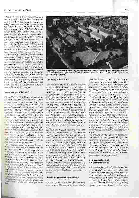 Vorschauseite 5: Zur Situation der Hamburger Krankenhäuser