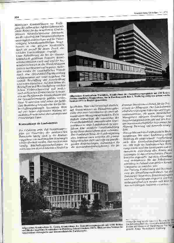 Vorschauseite 6: Zur Situation der Hamburger Krankenhäuser