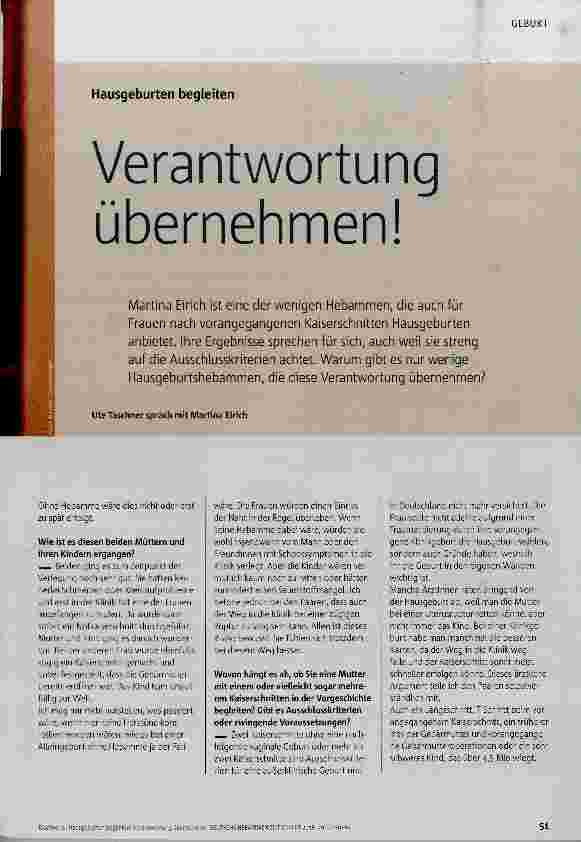 Vorschauseite 2: Verantwortung übernehmen!