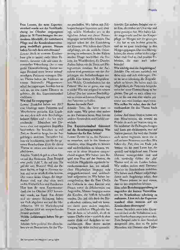Vorschauseite 2: Unser Ziel ist es, auch in der Kürze der Zeit eine Beziehung aufzubauen