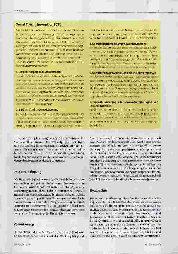 Vorschauseite 3: Herausforderndes Verhalten bei Menschen mit Demenz