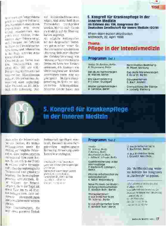 Vorschauseite 4: Pflege in der Intensivmedizin Dialyseverfahren in der Intensivmedizin