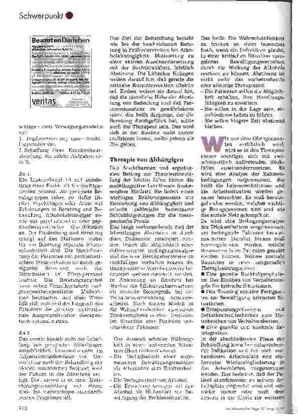 Vorschauseite 4: Sucht im Krankenhaus Prävention und Therapie bei Abhängigen