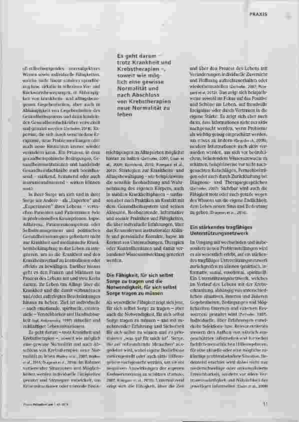 Vorschauseite 3: Zur Expertise von Betroffenen im Leben mit Krebs