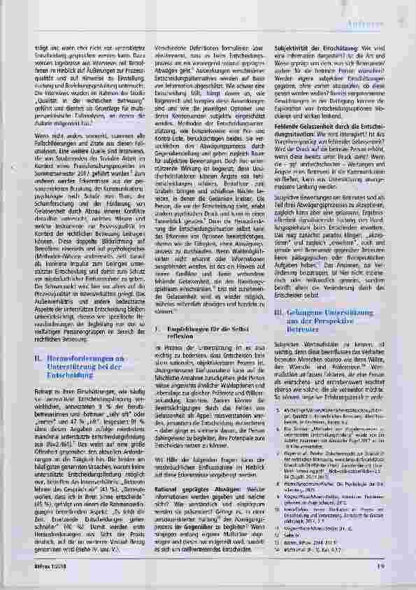 Vorschauseite 2: Qualität der Beziehungsgestaltung für die rechtliche Betreuung Impulse aus (kommunikations-)psychologischer Perspektive