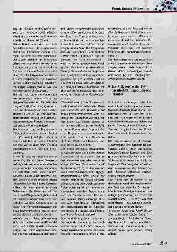 Vorschauseite 4: Der Netzwerkmensch und die Idee der Caring Communities in alternden Gesellschaften eine dichte Darlegung