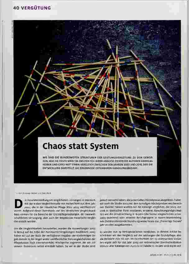 Vorschauseite 1: Chaos statt System