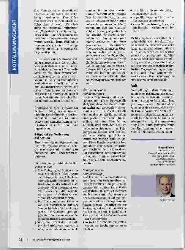 Vorschauseite 3: Störfaktor Notaufnahme?