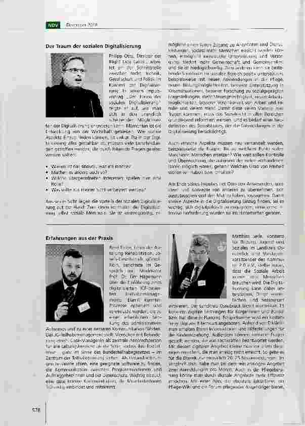 Vorschauseite 2: Soziale Teilhabe im Zeichen der digitalen Transformation