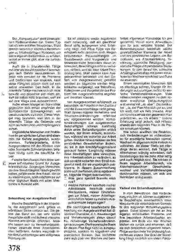 Vorschauseite 4: Ausbrennen - Berufskrankheit der Altenpflege? (Burnout)