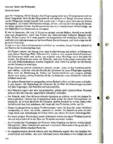 Vorschauseite 3: Vom Wesen der Krankenpflege - eine Buchbesprechung