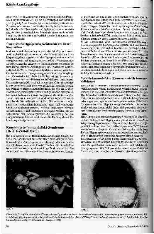 Vorschauseite 4: Angeborene Immundefekte Klinik,Diagnostik und Therapiemöglichkeiten