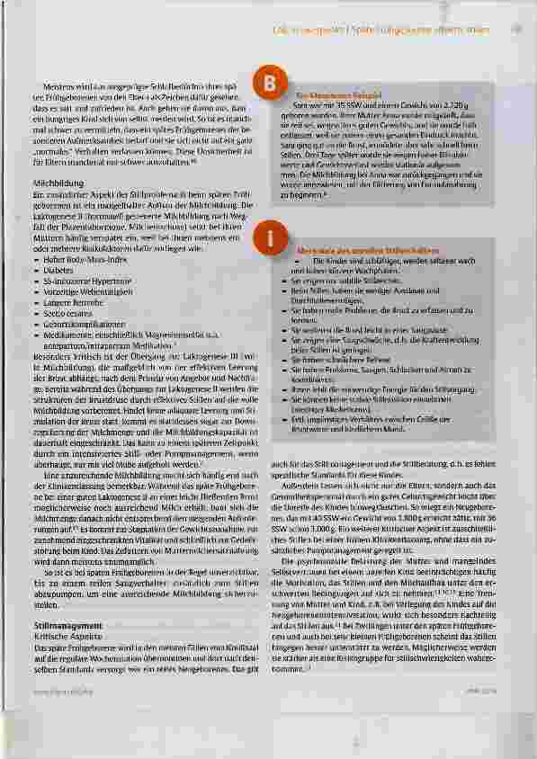 Vorschauseite 3: Stillberatung für späte Frühgeborene
