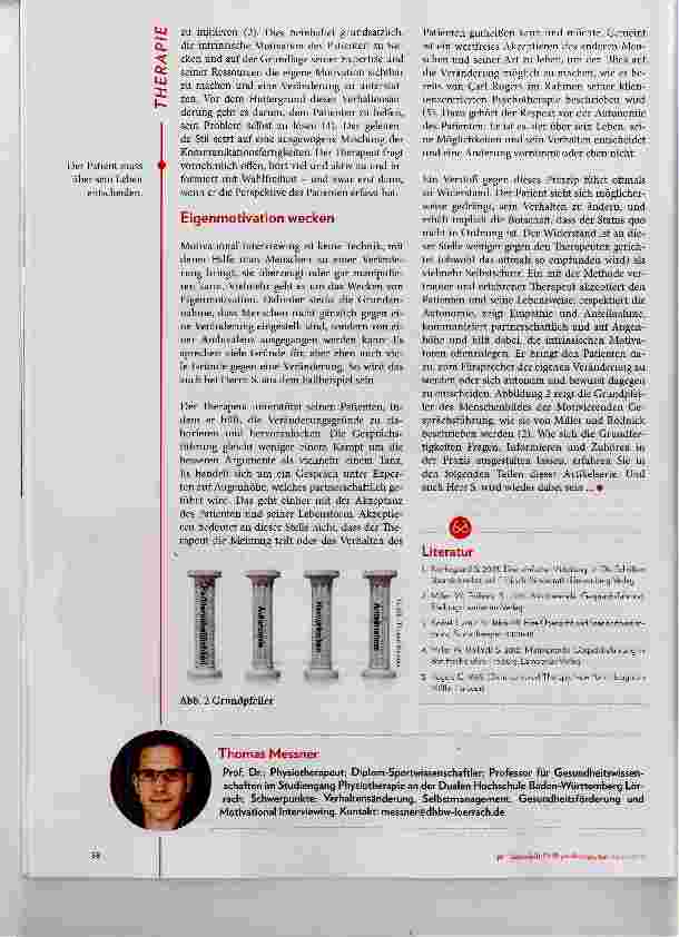 Vorschauseite 3: Motivierende Gesprächsführung in der Physiotherapie